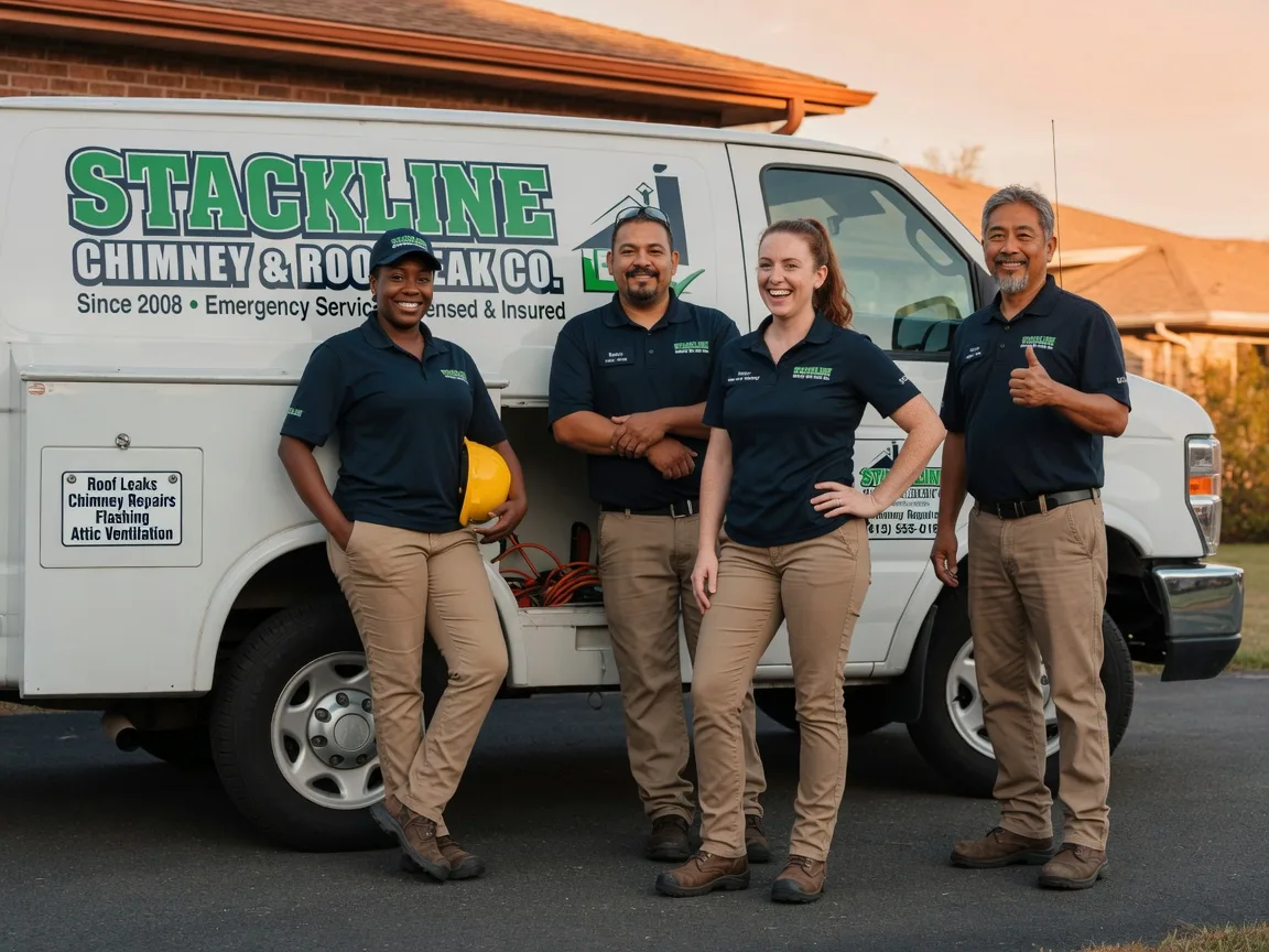 Chimney flashing repair company in Curran, MI